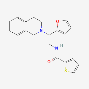 N-(2-(3,4-dihydroisoquinolin-2(1H)-yl)-2-(furan-2-yl)ethyl)thiophene-2-carboxamide