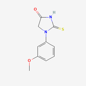 1-(3-Methoxyphenyl)-2-sulfanylideneimidazolidin-4-one