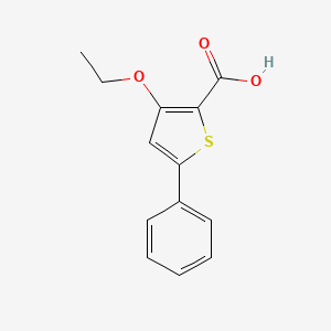 3-Ethoxy-5-phenylthiophene-2-carboxylic acid