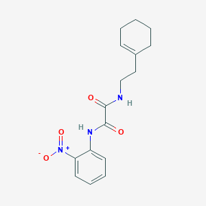 N-[2-(cyclohexen-1-yl)ethyl]-N'-(2-nitrophenyl)oxamide