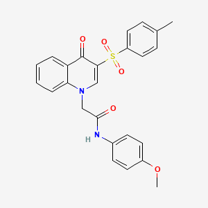 N-(4-methoxyphenyl)-2-(4-oxo-3-tosylquinolin-1(4H)-yl)acetamide