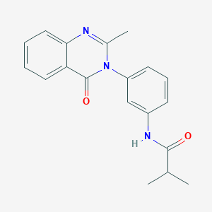 N-(3-(2-methyl-4-oxoquinazolin-3(4H)-yl)phenyl)isobutyramide