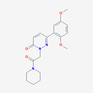 6-(2,5-Dimethoxyphenyl)-2-(2-oxo-2-piperidin-1-ylethyl)pyridazin-3-one