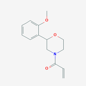 1-[2-(2-Methoxyphenyl)morpholin-4-yl]prop-2-en-1-one