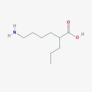 molecular formula C9H19NO2 B2605617 6-Amino-2-propylhexanoic acid CAS No. 4751-72-8