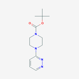 molecular formula C13H20N4O2 B2605633 Tert-butyl 4-pyridazin-3-ylpiperazine-1-carboxylate CAS No. 492431-12-6
