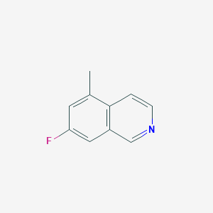 molecular formula C10H8FN B2605647 7-Fluoro-5-methylisoquinoline CAS No. 1934829-07-8