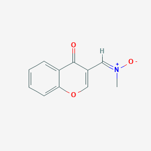 methyl[(E)-(4-oxo-4H-chromen-3-yl)methylidene]ammoniumolate