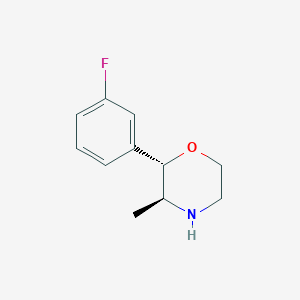 (2S,3S)-2-(3-Fluorophenyl)-3-methylmorpholine