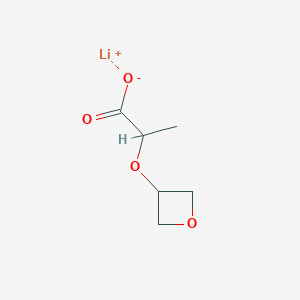 Lithium;2-(oxetan-3-yloxy)propanoate