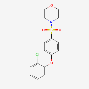 4-((4-(2-Chlorophenoxy)phenyl)sulfonyl)morpholine