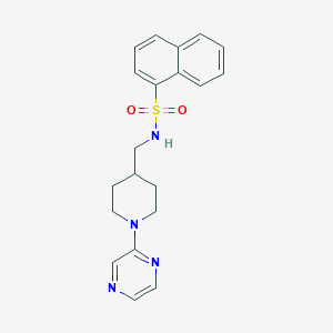 N-((1-(pyrazin-2-yl)piperidin-4-yl)methyl)naphthalene-1-sulfonamide