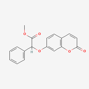 Methyl 2-(2-oxochromen-7-yl)oxy-2-phenylacetate