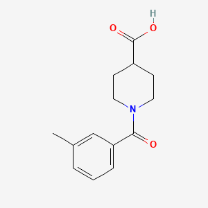 1-(3-methylbenzoyl)piperidine-4-carboxylic Acid