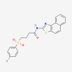 4-((4-fluorophenyl)sulfonyl)-N-(naphtho[1,2-d]thiazol-2-yl)butanamide