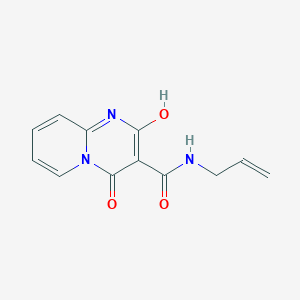 molecular formula C12H11N3O3 B2605770 N-allyl-2-hydroxy-4-oxo-4H-pyrido[1,2-a]pyrimidine-3-carboxamide CAS No. 886898-63-1