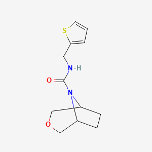 (1R,5S)-N-(thiophen-2-ylmethyl)-3-oxa-8-azabicyclo[3.2.1]octane-8-carboxamide
