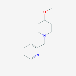 2-((4-Methoxypiperidin-1-yl)methyl)-6-methylpyridine