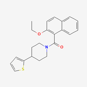 (2-Ethoxynaphthalen-1-yl)(4-(thiophen-2-yl)piperidin-1-yl)methanone