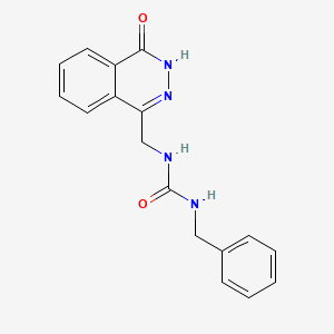 1-benzyl-3-[(4-oxo-3H-phthalazin-1-yl)methyl]urea