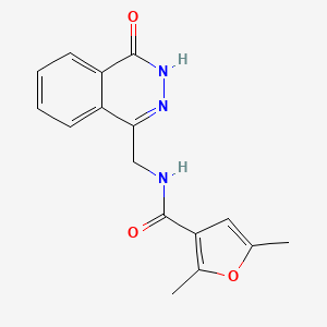 molecular formula C16H15N3O3 B2605846 2,5-dimethyl-N-((4-oxo-3,4-dihydrophthalazin-1-yl)methyl)furan-3-carboxamide CAS No. 1207004-46-3
