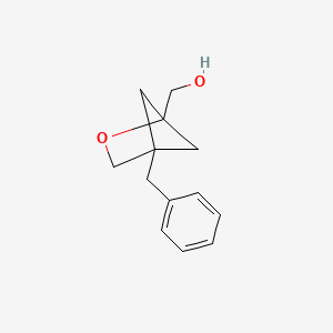 molecular formula C13H16O2 B2605847 (4-Benzyl-2-oxabicyclo[2.1.1]hexan-1-yl)methanol CAS No. 2243514-95-4
