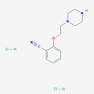 2-(2-(Piperazin-1-yl)ethoxy)benzonitrile dihydrochloride