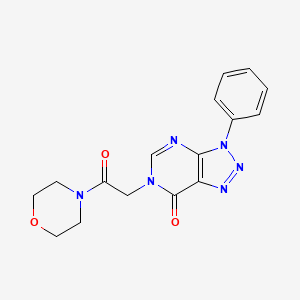 6-(2-morpholino-2-oxoethyl)-3-phenyl-3H-[1,2,3]triazolo[4,5-d]pyrimidin-7(6H)-one