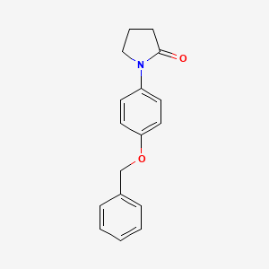 1-[4-(Benzyloxy)phenyl]pyrrolidin-2-one