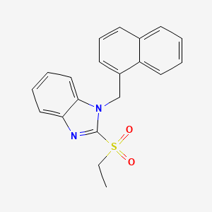 2-(ethylsulfonyl)-1-(naphthalen-1-ylmethyl)-1H-benzo[d]imidazole