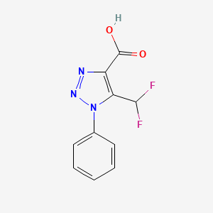 5-(difluoromethyl)-1-phenyl-1H-1,2,3-triazole-4-carboxylic acid