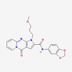 N-(1,3-benzodioxol-5-yl)-1-(3-methoxypropyl)-4-oxo-1,4-dihydropyrido[1,2-a]pyrrolo[2,3-d]pyrimidine-2-carboxamide