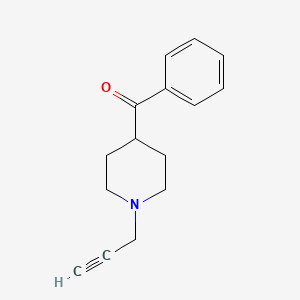 molecular formula C15H17NO B2605986 4-Benzoyl-1-(prop-2-yn-1-yl)piperidine CAS No. 1311770-47-4