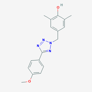 B026060 Phenol, 4-((5-(4-methoxyphenyl)-2H-tetrazol-2-yl)methyl)-2,6-dimethyl- CAS No. 104186-18-7