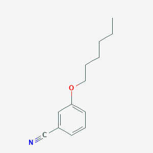 molecular formula C13H17NO B2606017 3-(Hexyloxy)benzenecarbonitrile CAS No. 910452-15-2