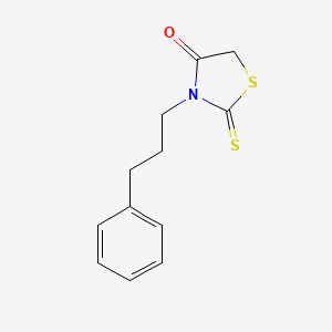 3-(3-Phenylpropyl)-2-sulfanylidene-1,3-thiazolidin-4-one