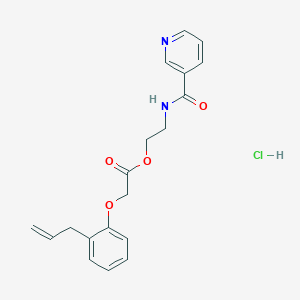 2-[(3-Pyridinylcarbonyl)amino]ethyl (2-allylphenoxy)acetate hydrochloride