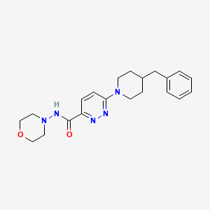 6-(4-benzylpiperidin-1-yl)-N-morpholinopyridazine-3-carboxamide