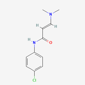 molecular formula C11H13ClN2O B2606057 N-(4-氯苯基)-3-(二甲氨基)丙烯酰胺 CAS No. 241132-47-8