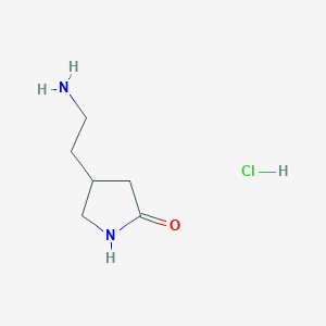 4-(2-Aminoethyl)pyrrolidin-2-one hydrochloride