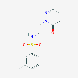 3-methyl-N-(2-(6-oxopyridazin-1(6H)-yl)ethyl)benzenesulfonamide