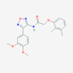 N-[4-(3,4-dimethoxyphenyl)-1,2,5-oxadiazol-3-yl]-2-(2,3-dimethylphenoxy)acetamide