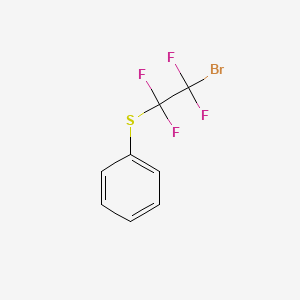 (2-Bromo-1,1,2,2-tetrafluoroethyl)(phenyl)sulfane