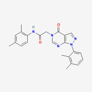 molecular formula C23H23N5O2 B2606153 N-(2,4-dimethylphenyl)-2-[1-(2,3-dimethylphenyl)-4-oxopyrazolo[3,4-d]pyrimidin-5-yl]acetamide CAS No. 895021-99-5