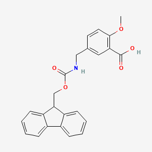 5-[({[(9H-fluoren-9-yl)methoxy]carbonyl}amino)methyl]-2-methoxybenzoic acid