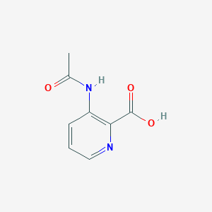 molecular formula C8H8N2O3 B2606190 3-Acetamidopyridine-2-carboxylic acid CAS No. 3303-18-2