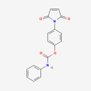 4-(2,5-dioxo-2,5-dihydro-1H-pyrrol-1-yl)phenyl N-phenylcarbamate