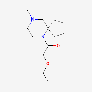 2-Ethoxy-1-{9-methyl-6,9-diazaspiro[4.5]decan-6-yl}ethan-1-one