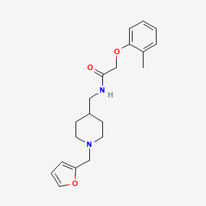 N-((1-(furan-2-ylmethyl)piperidin-4-yl)methyl)-2-(o-tolyloxy)acetamide