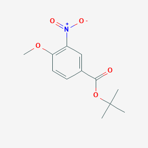 molecular formula C12H15NO5 B2606211 Tert-butyl 4-methoxy-3-nitrobenzoate CAS No. 1260876-28-5